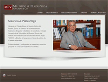 Tablet Screenshot of mpvabogados.com