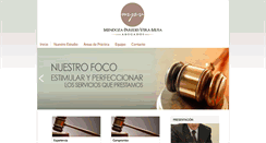 Desktop Screenshot of mpvabogados.cl